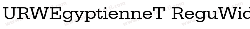 URWEgyptienneT ReguWide字体转换